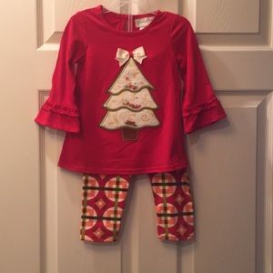 Emily Rose Embellished/Embroidered XmasTree Outfit